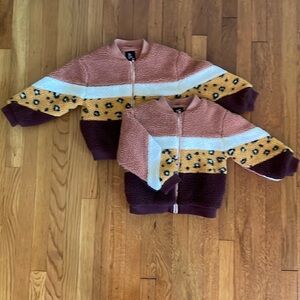 Kids Art Class Sherpa Animal Print Coat size 5T (2 available)